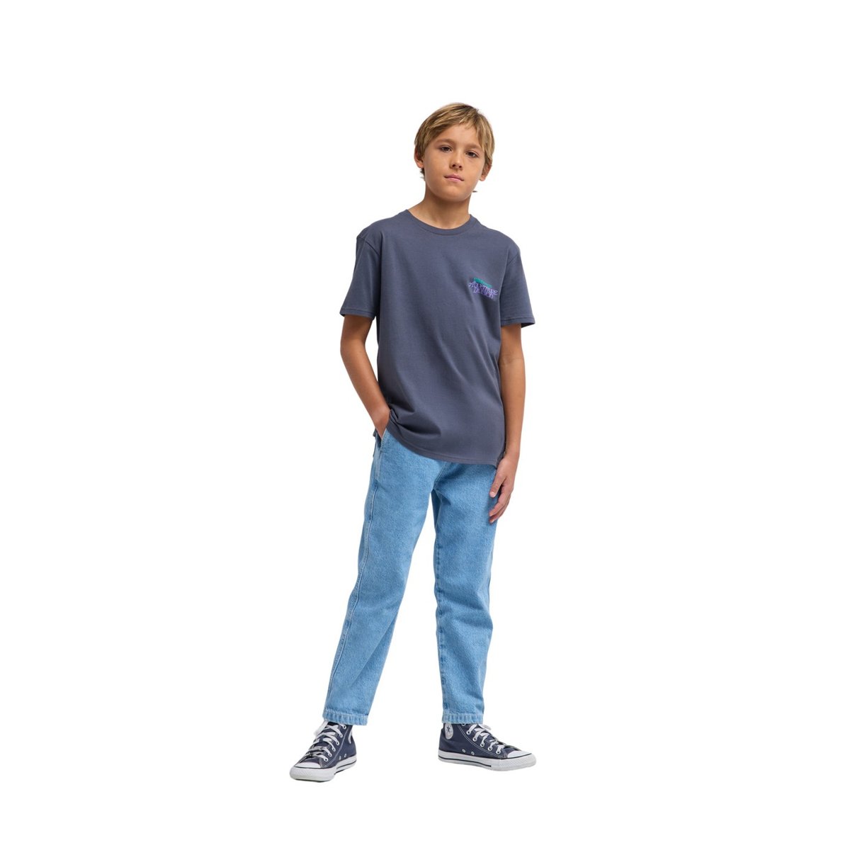T shirt manches courtes FAUNA noir ombre blue, BILLABONG