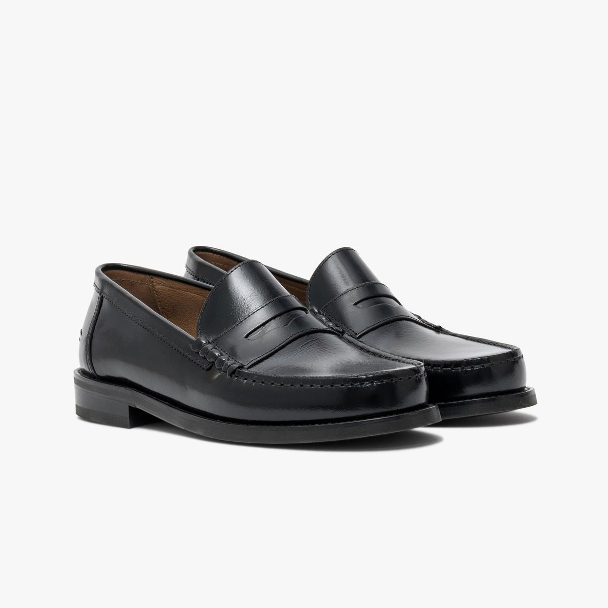 Derby en cuir ROMARIC noir, BOCAGE