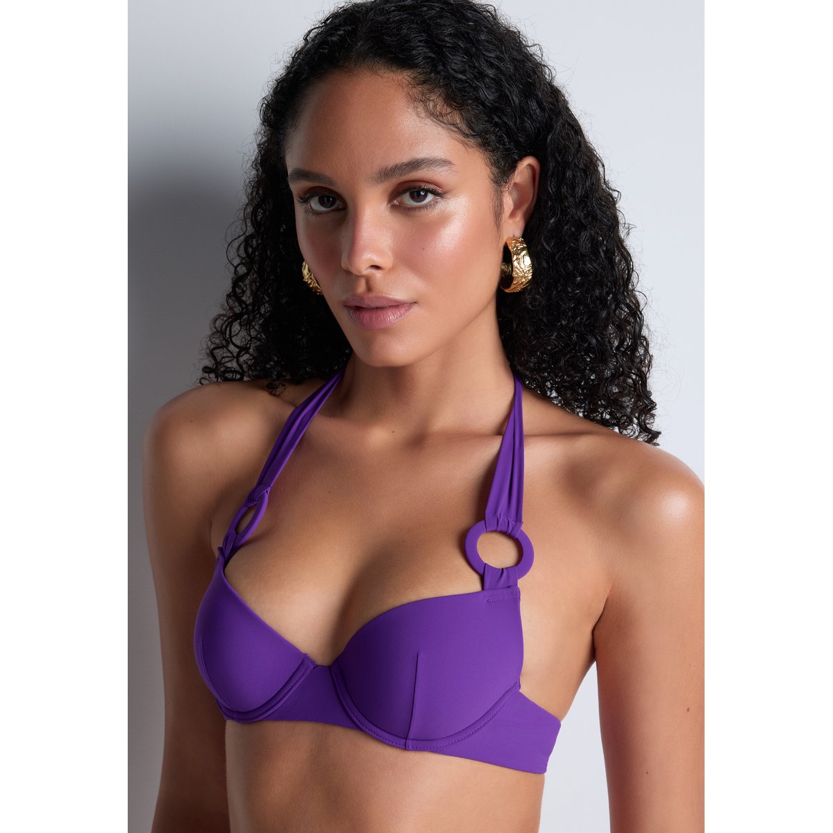 Haut de maillot de bain Push-up coques Summer Essence violet, AUBADE