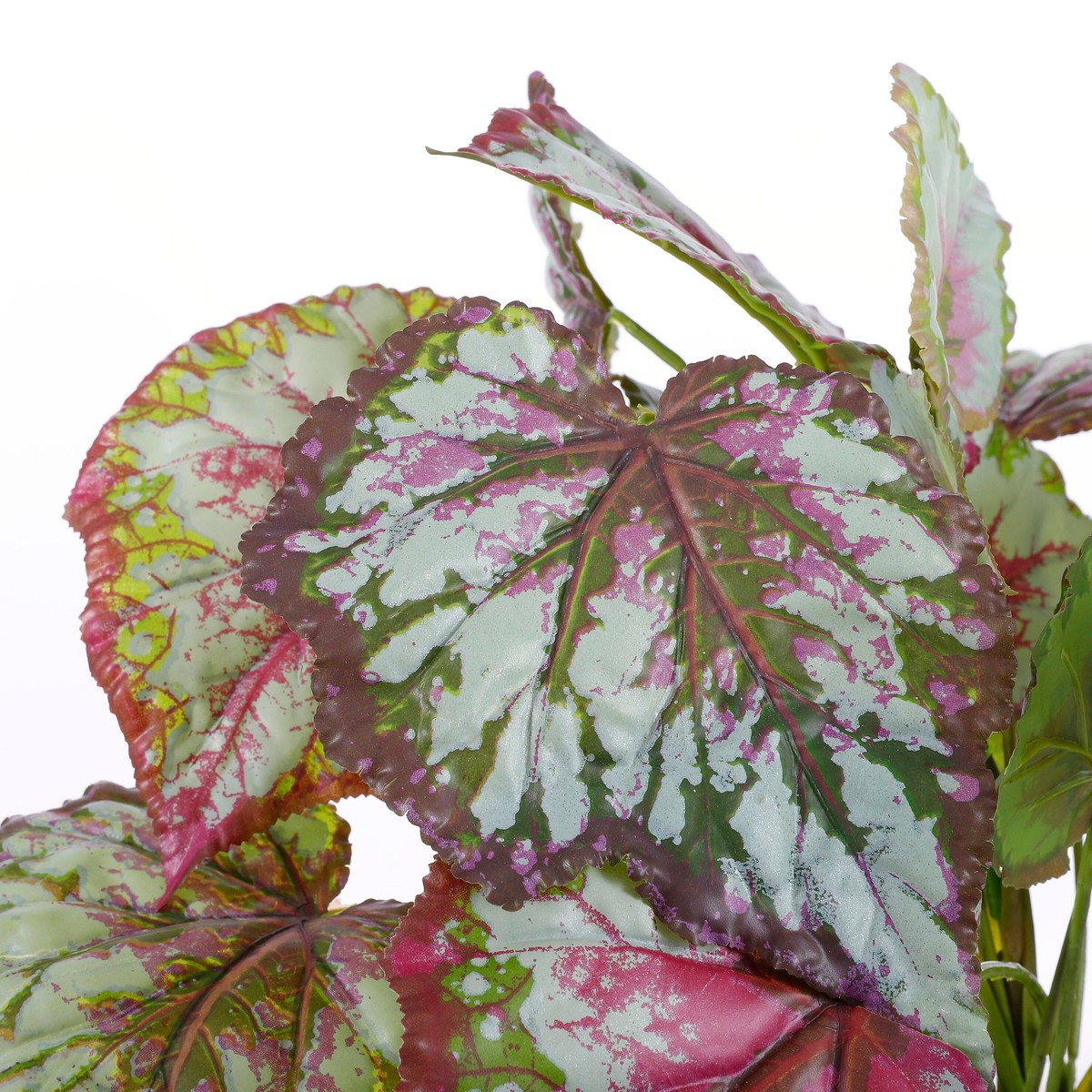 Plante artificielle BEGONIA rouge, MICA DECORATIONS