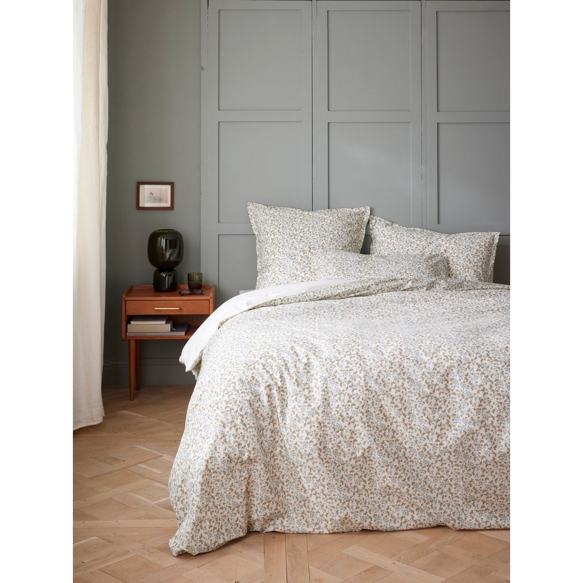 Housse de couette percale de coton "BAIES SAUVAGES" multicolore, CYRILLUS