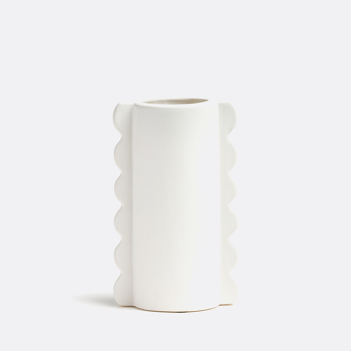Vase en faïence H24,5 cm, Caldero blanc, LA REDOUTE INTERIEURS