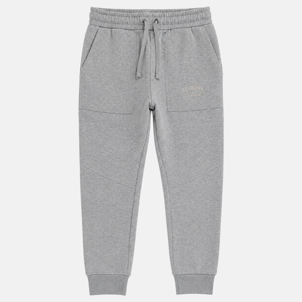 Pantalon de jogging à cordon de serrage, coupe droite et bas resserrés SPORTY gris, LEE COOPER