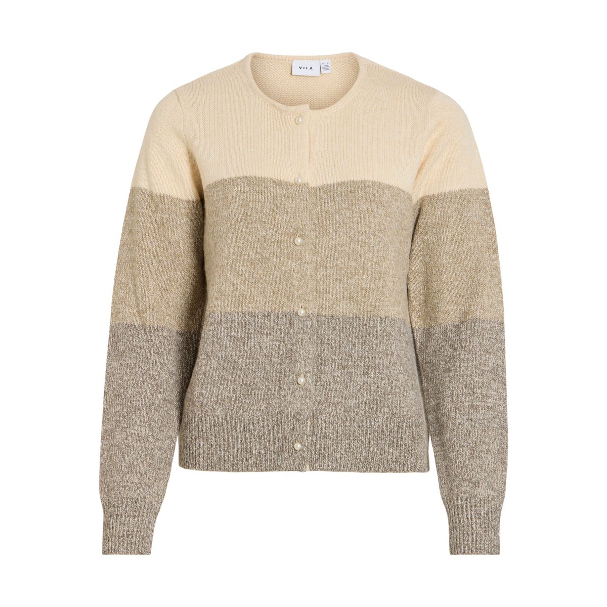 Cardigan En Maille gris - birch1, VILA