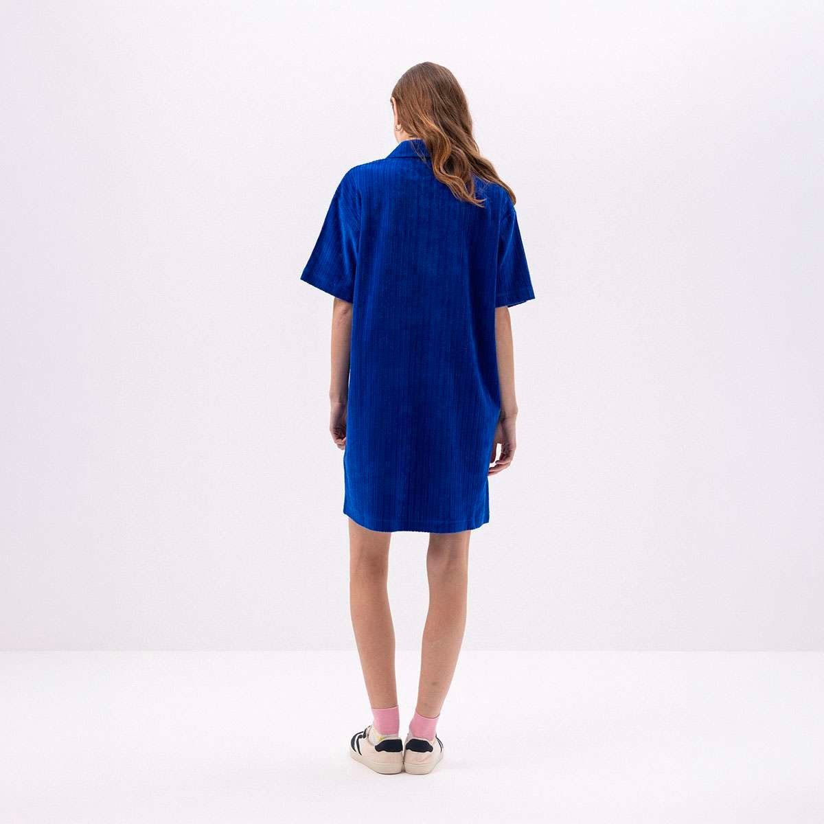 Robe en coton organique PEIO saphir, BENSIMON