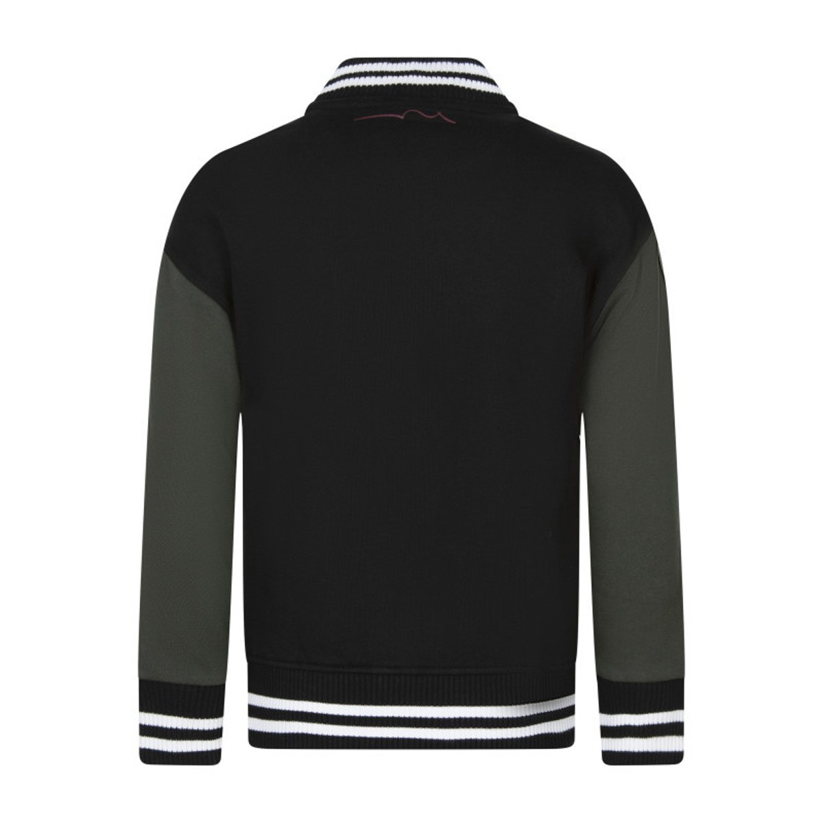 Sweat en coton mélangé noir avec imprimé logo et écritures noir, TEDDY SMITH
