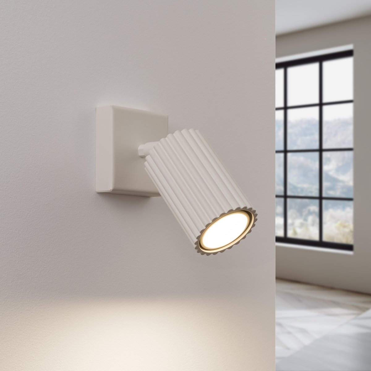 Applique Aluminium Beige GU10 1 Karbon beige, EDEN