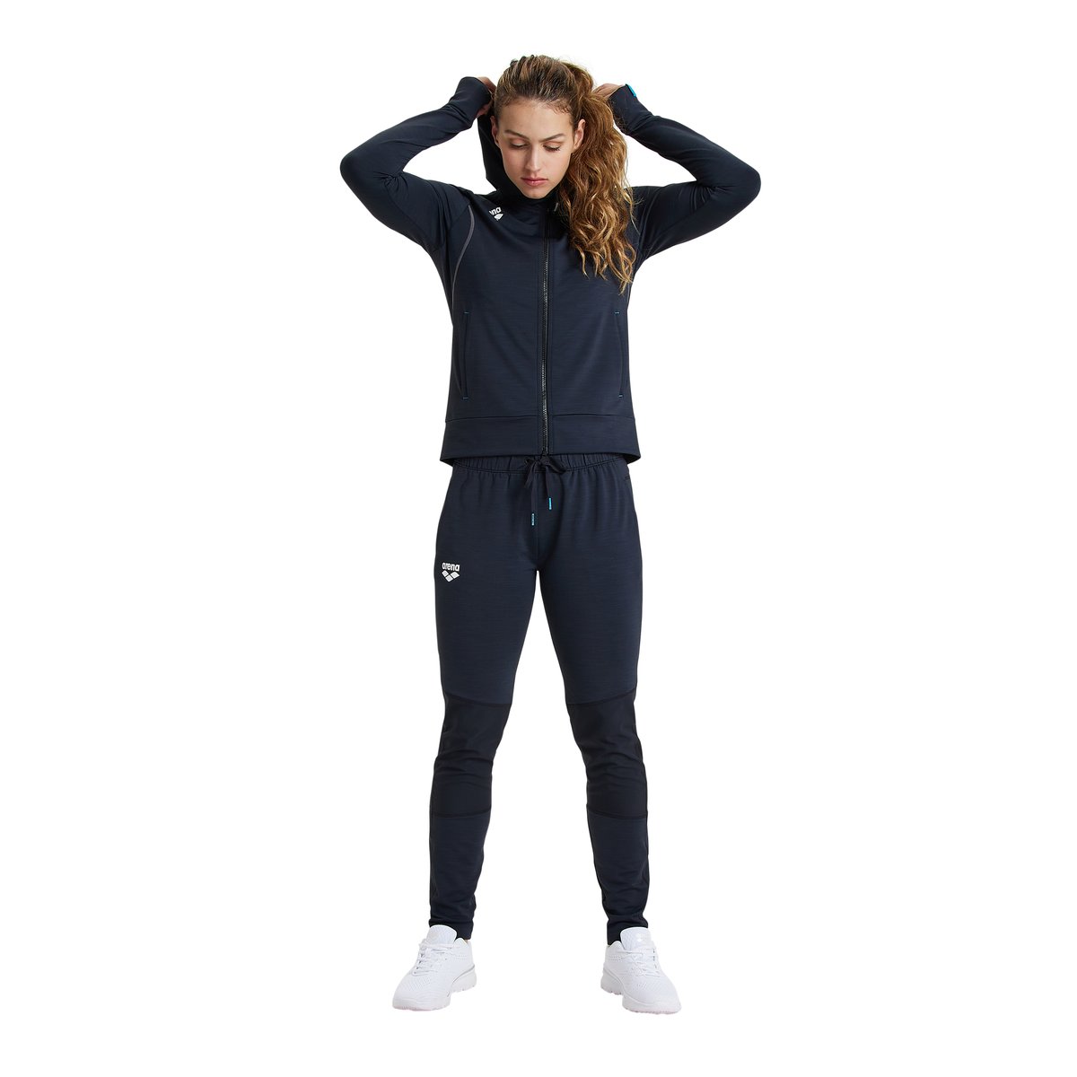Veste de sport à capuche Spacer black, ARENA