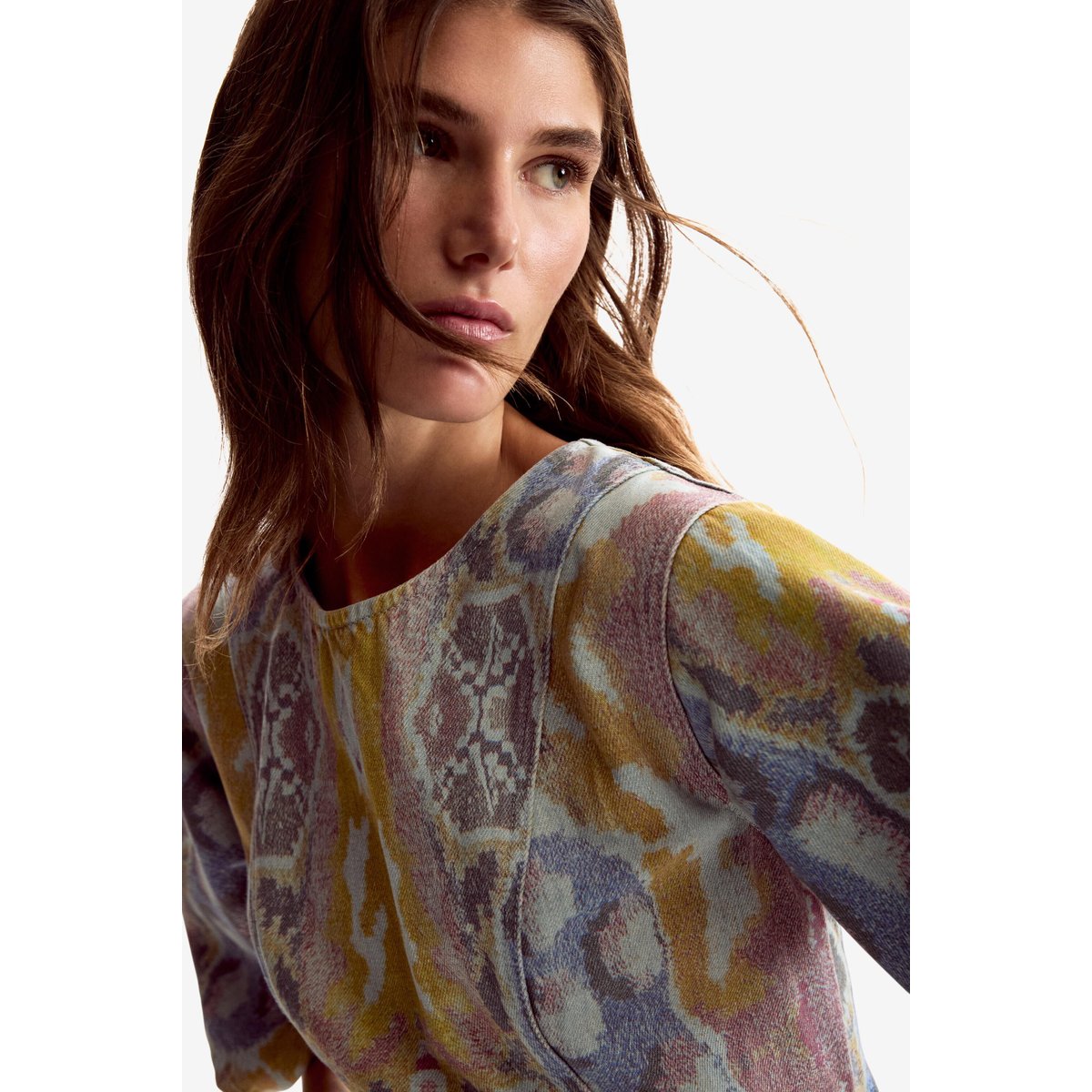 Robe tapisserie Mr. Christian Lacroix bleu clair, DESIGUAL