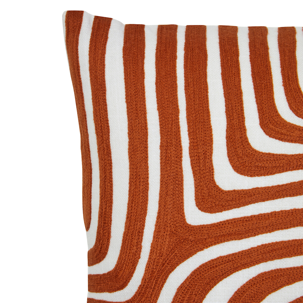 Bosie Ozella Rust And White Cushion rust, ÉDITÉ