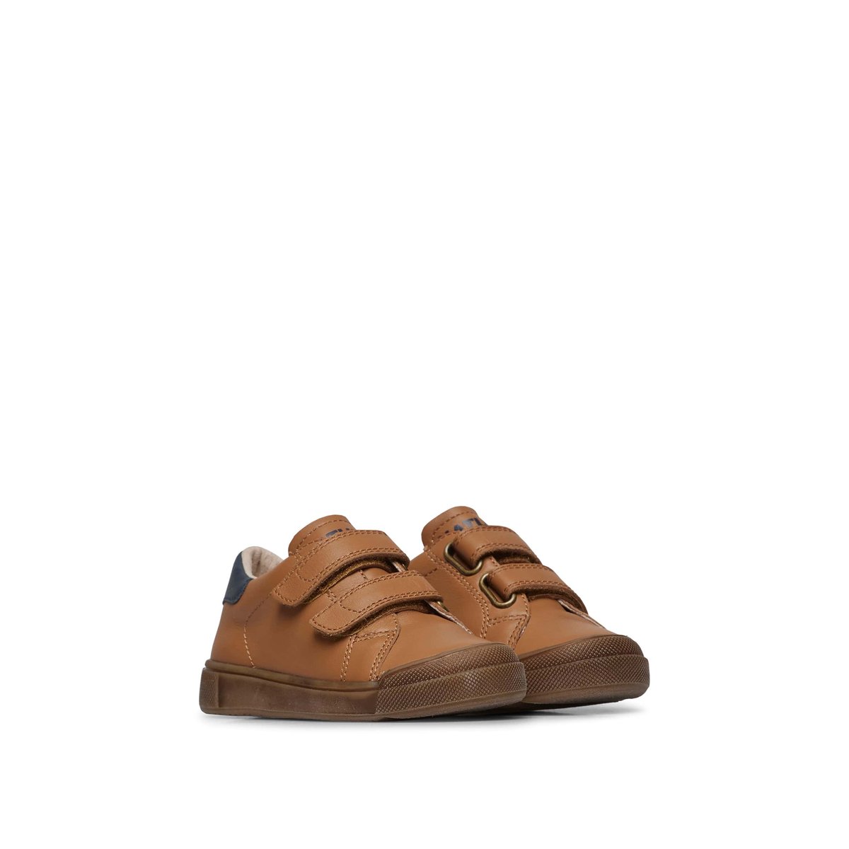 Baskets en cuir EINDHOVEN 2 VL. cognac, NATURINO