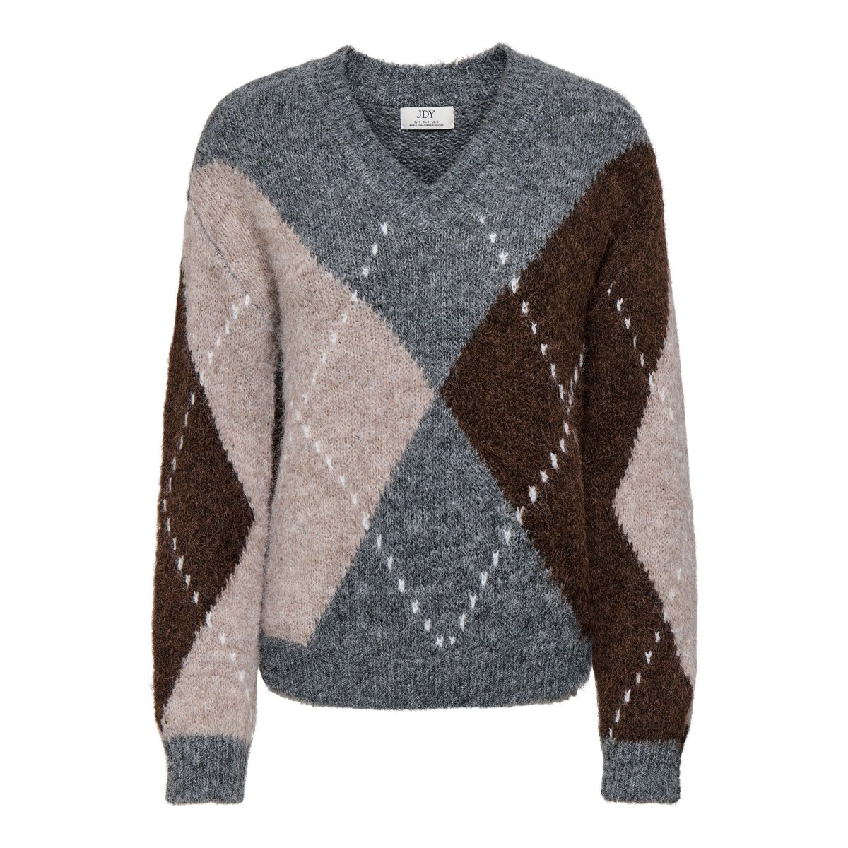 Pull En Maille medium grey melange 1, JDY