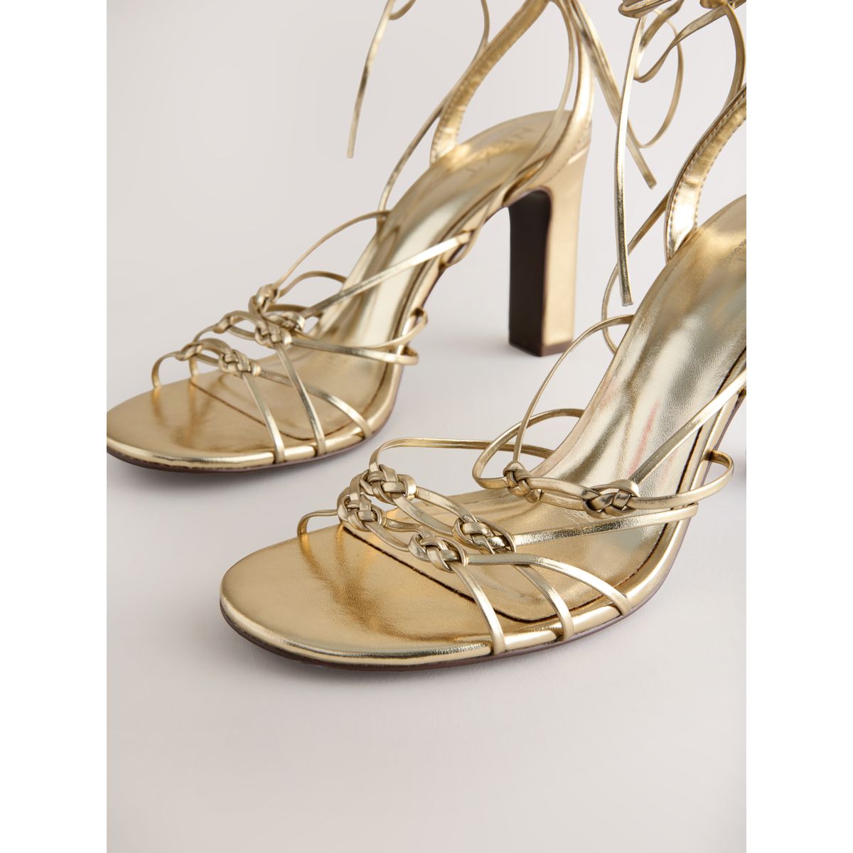 Sandales à brides et talon forever comfort® doré, NEXT