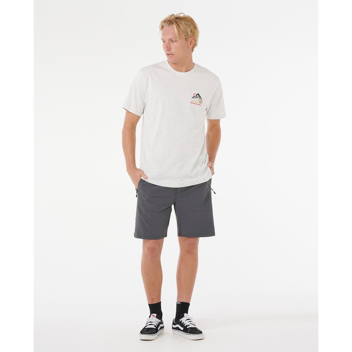 T-shirt à manches courtes VAPORCOOL SEARCH sports marle, RIP CURL