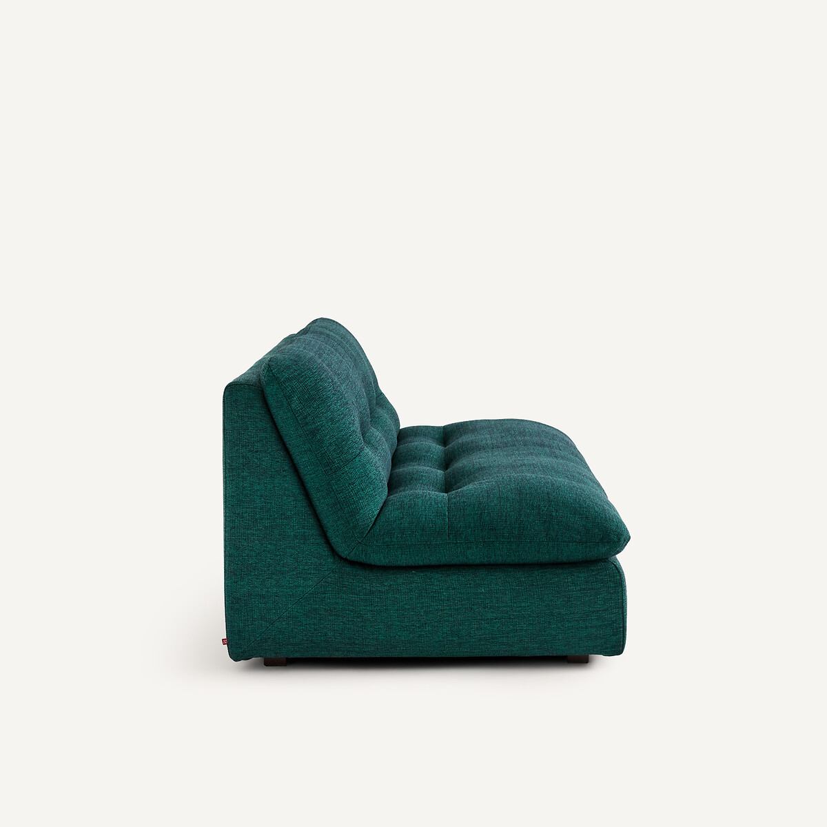 3-Sitzer-Sofa, modular, aus meliertem, Stoff, GIULIANO dunkelgrün, AM.PM