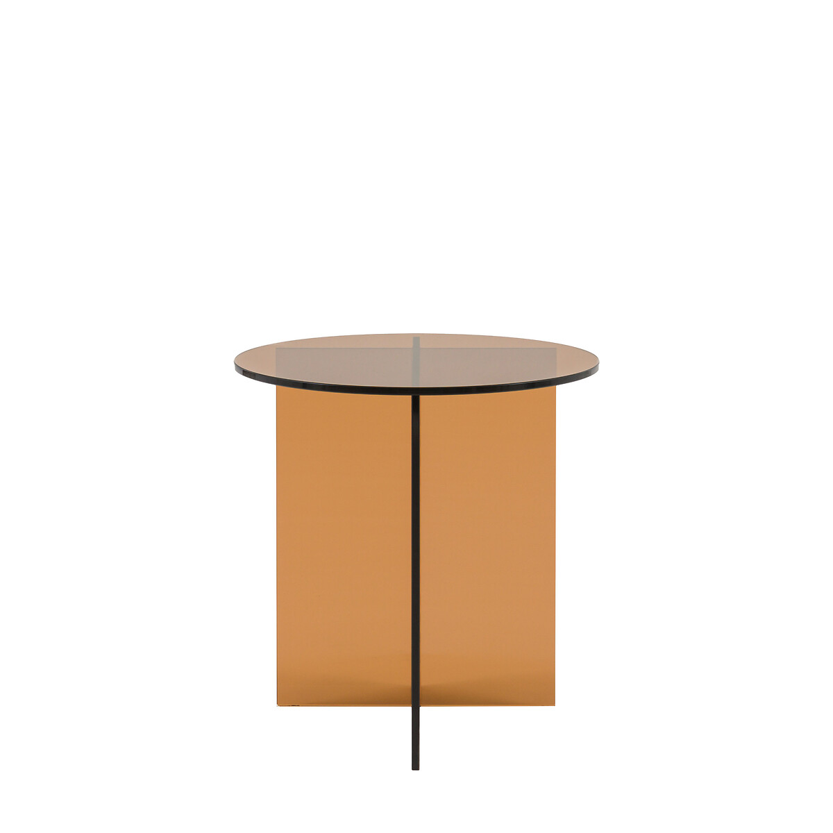 Percy Glass Side Table bronze, ÉDITÉ