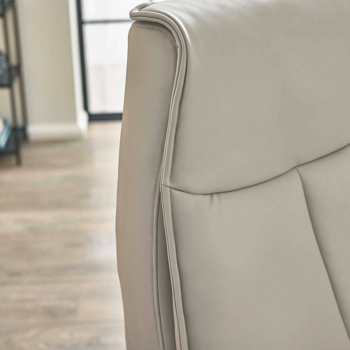 Soraya Faux Leather Dual Recliner grey, SO'HOME