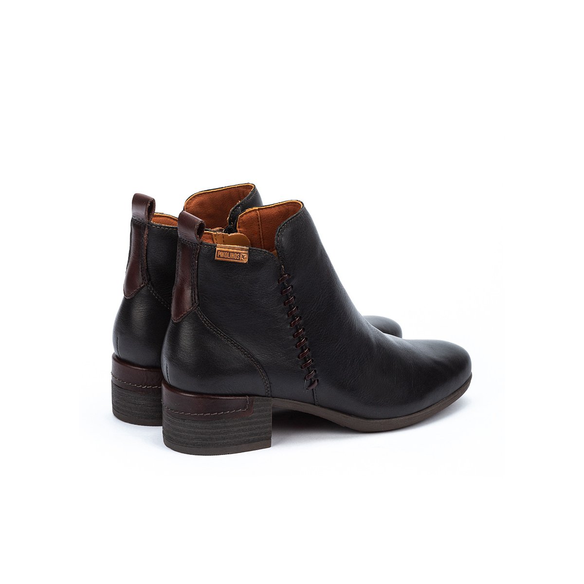 Bottines cuir Malaga black, PIKOLINOS