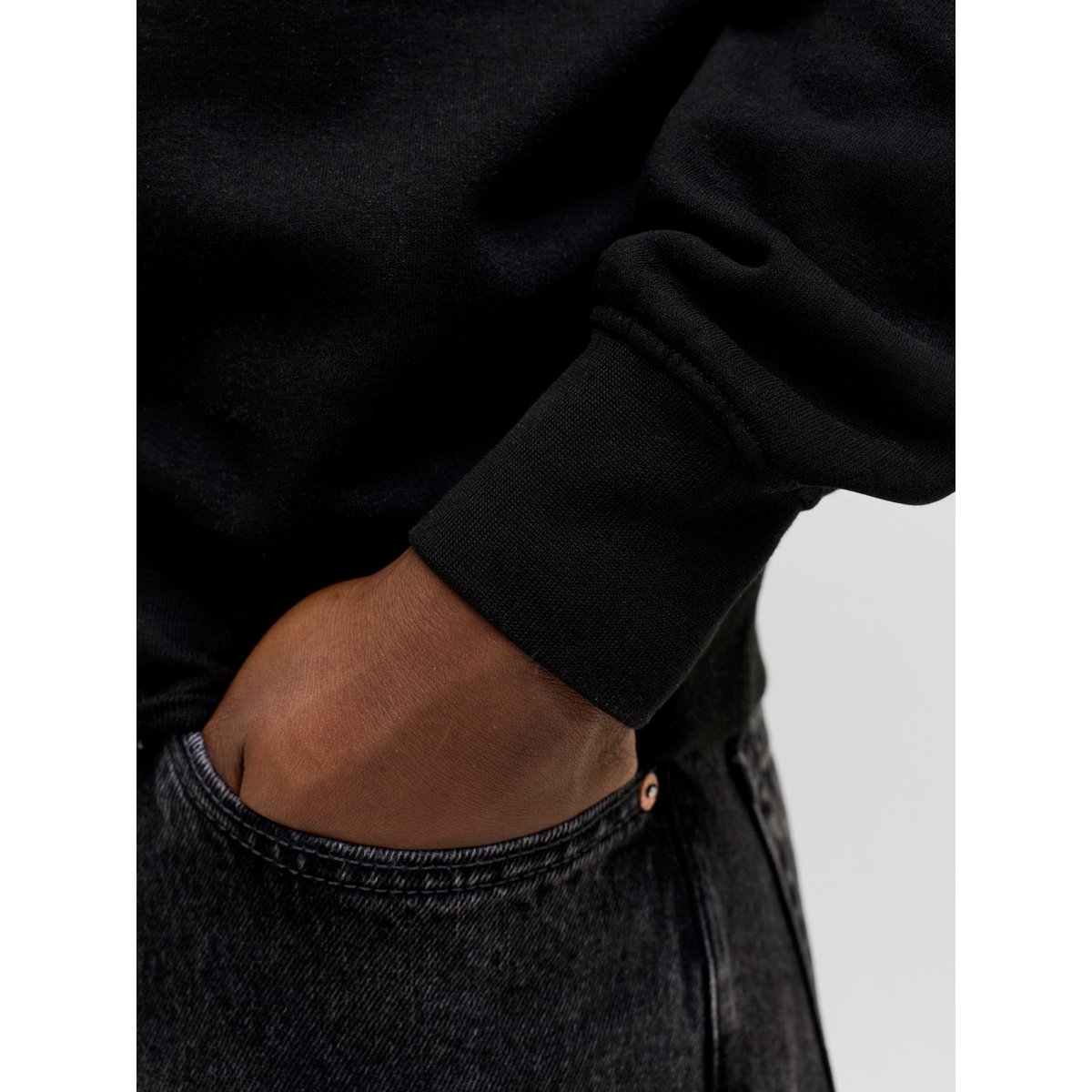 Sweat-Shirt black 1, JACK & JONES