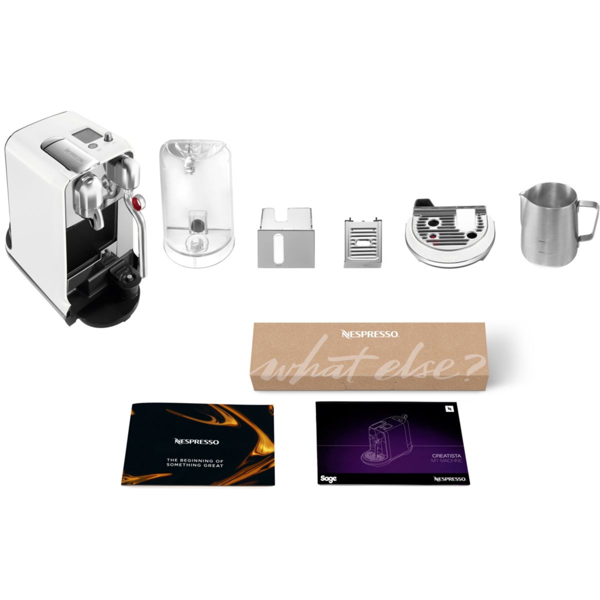 Nespresso Creatista Plus Sel de mer argent / métallique, SAGE APPLIANCES