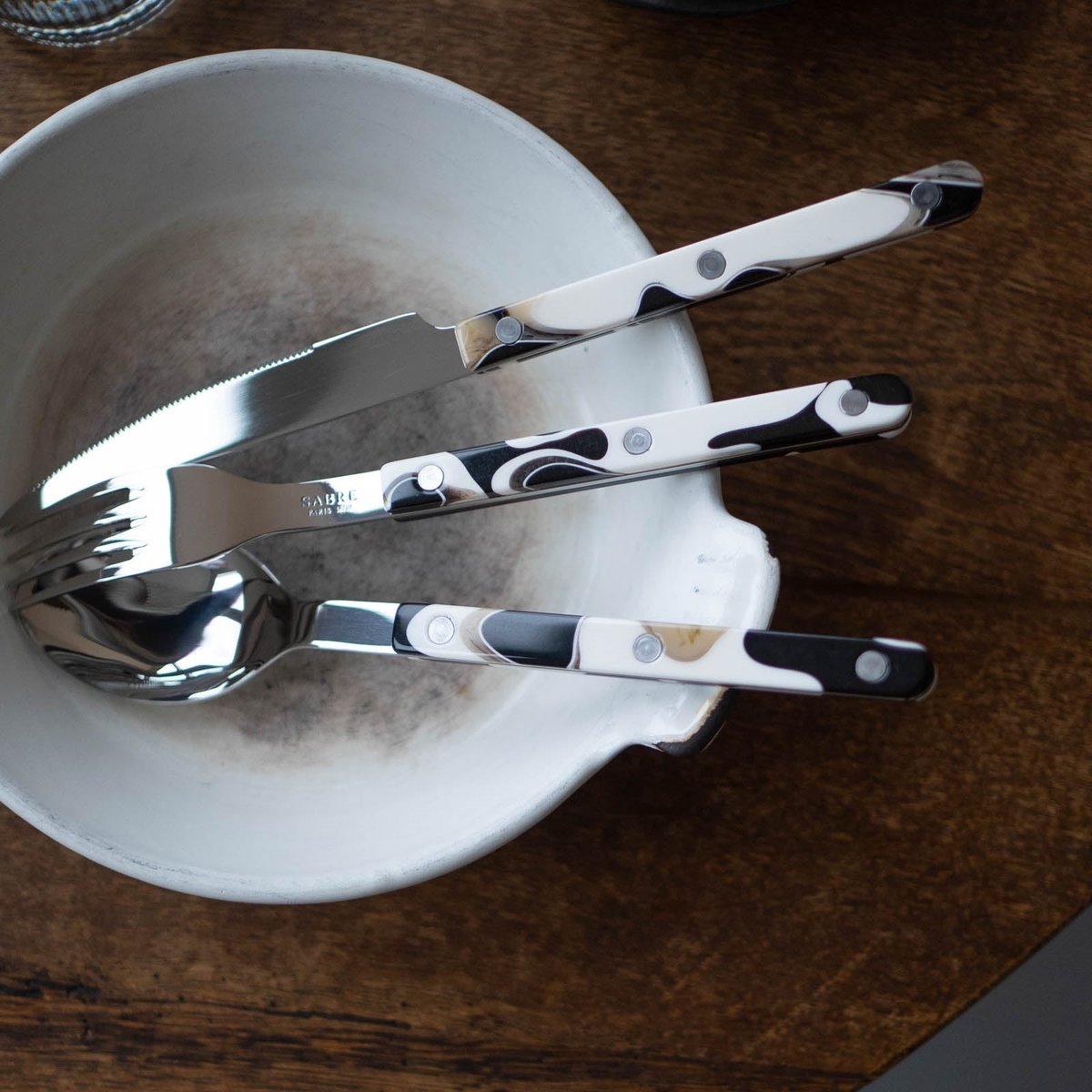 Cuillère à soupe, Bistrot Dune dune noir, SABRE