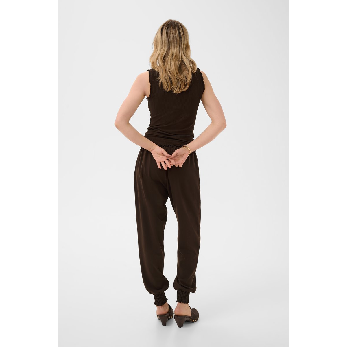 Jersey sans-manches marron java, CREAM