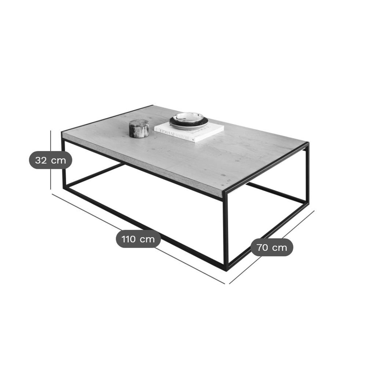 Table basse - MADDIE multicolore, CAMIF