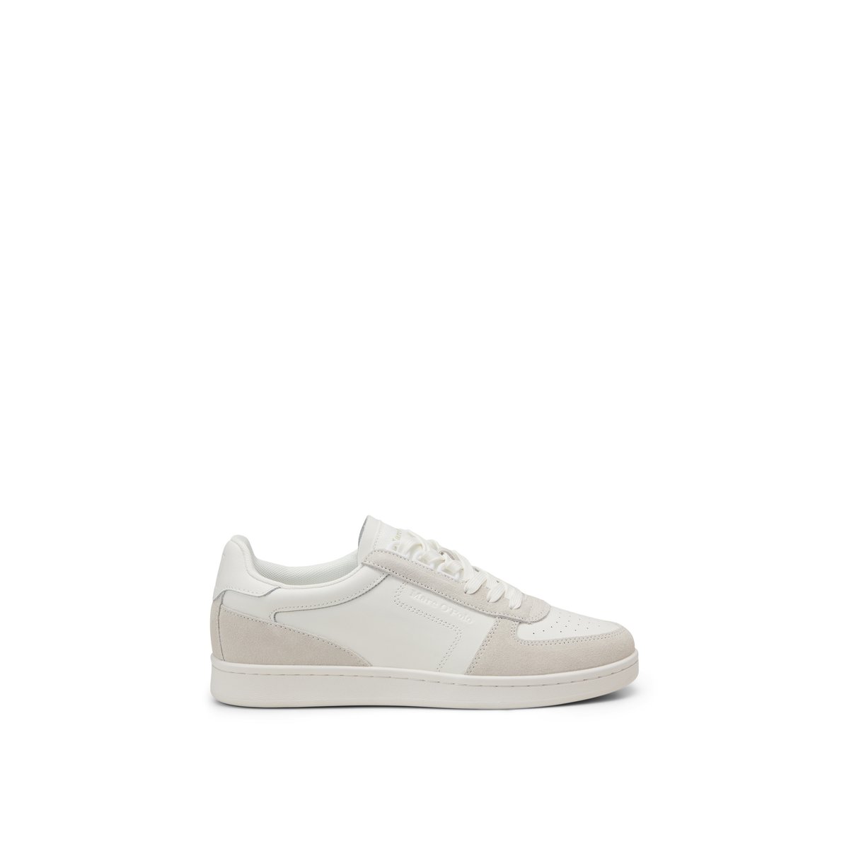 Baskets Modèle Vincenzo en cuir de vache de haute qualité blanc, MARC O'POLO