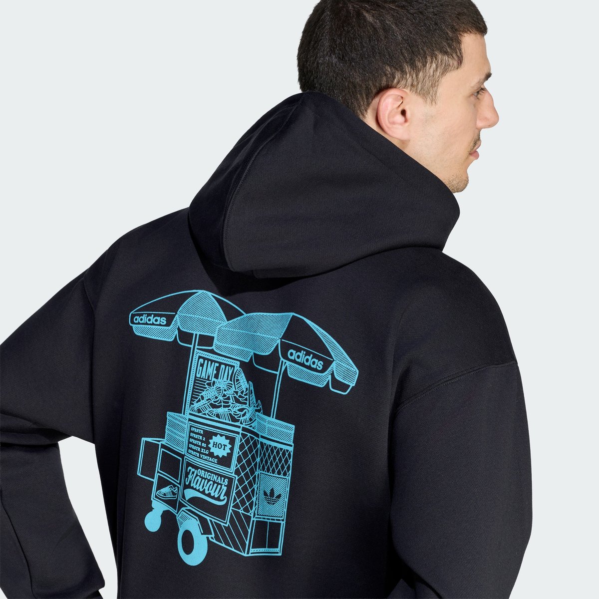 Sweat-Shirt À Capuche Food Cart black, adidas Originals