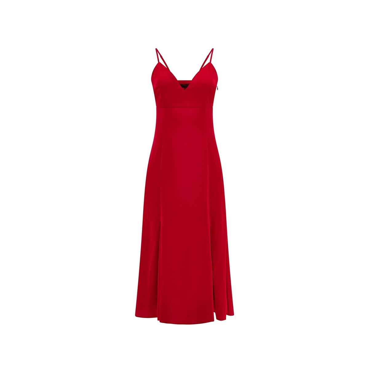 Robe Longue Satin rouge, GUESS