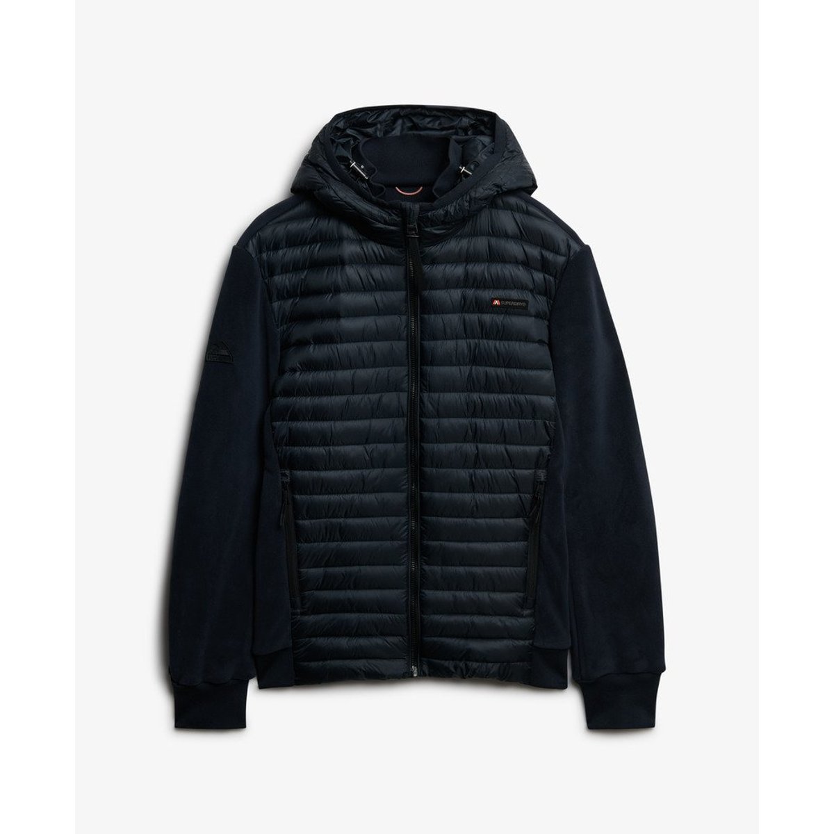 Veste à capuche en polaire Storm Hybrid bleu marine éclipse, SUPERDRY