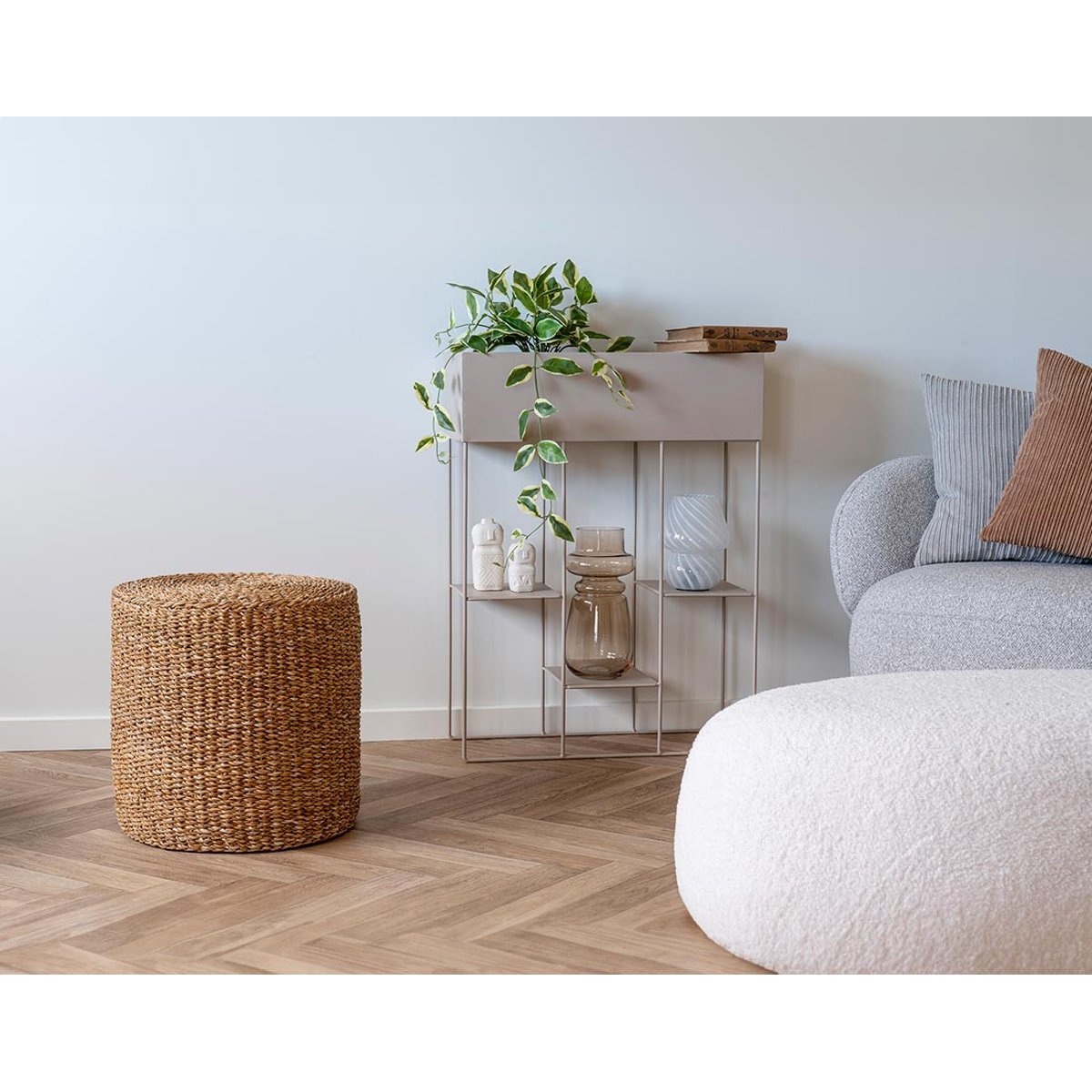 Pouf - JENNA beige, BEST MOBILIER