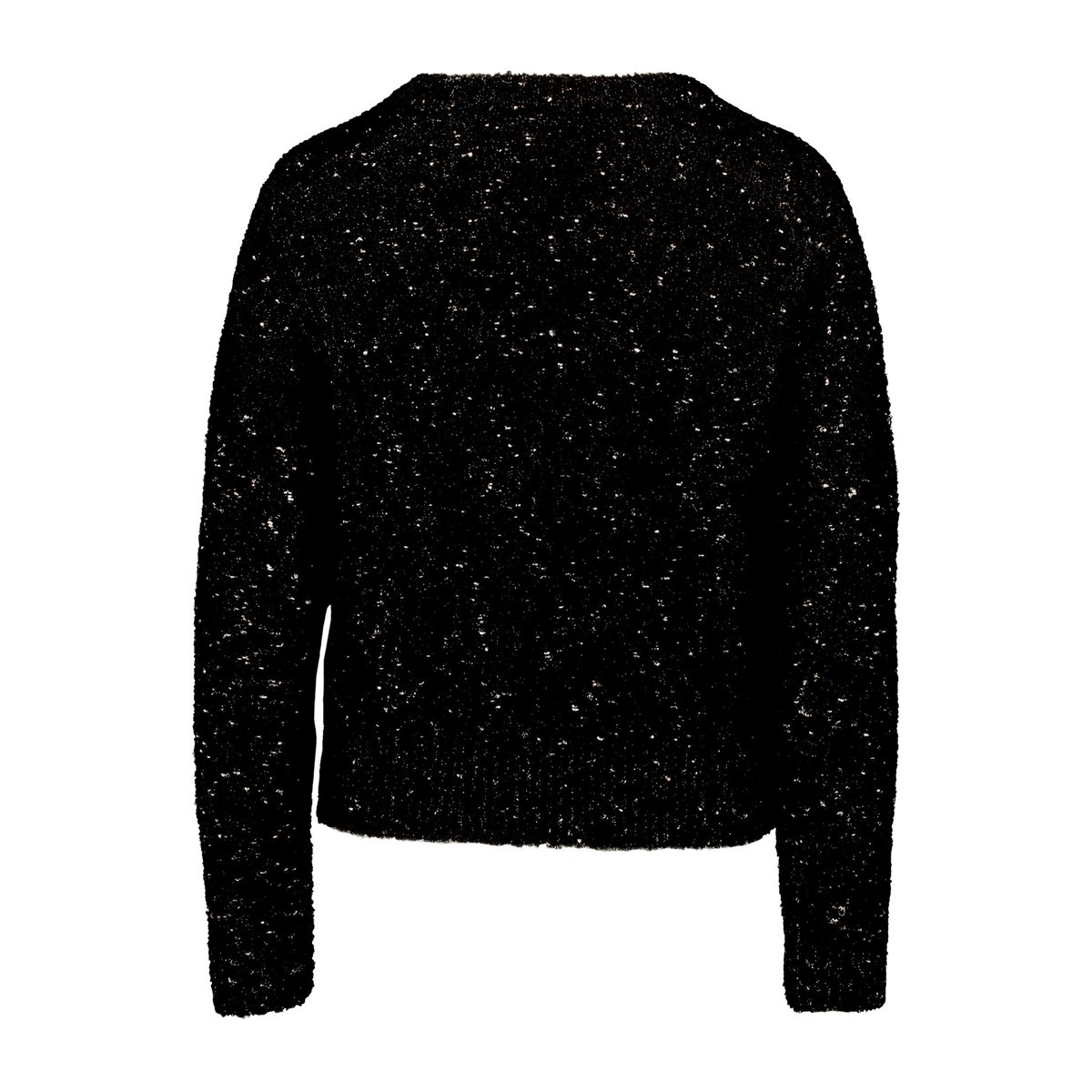 Cardigan en maille à fils de fil textile noir, BETTY & CO