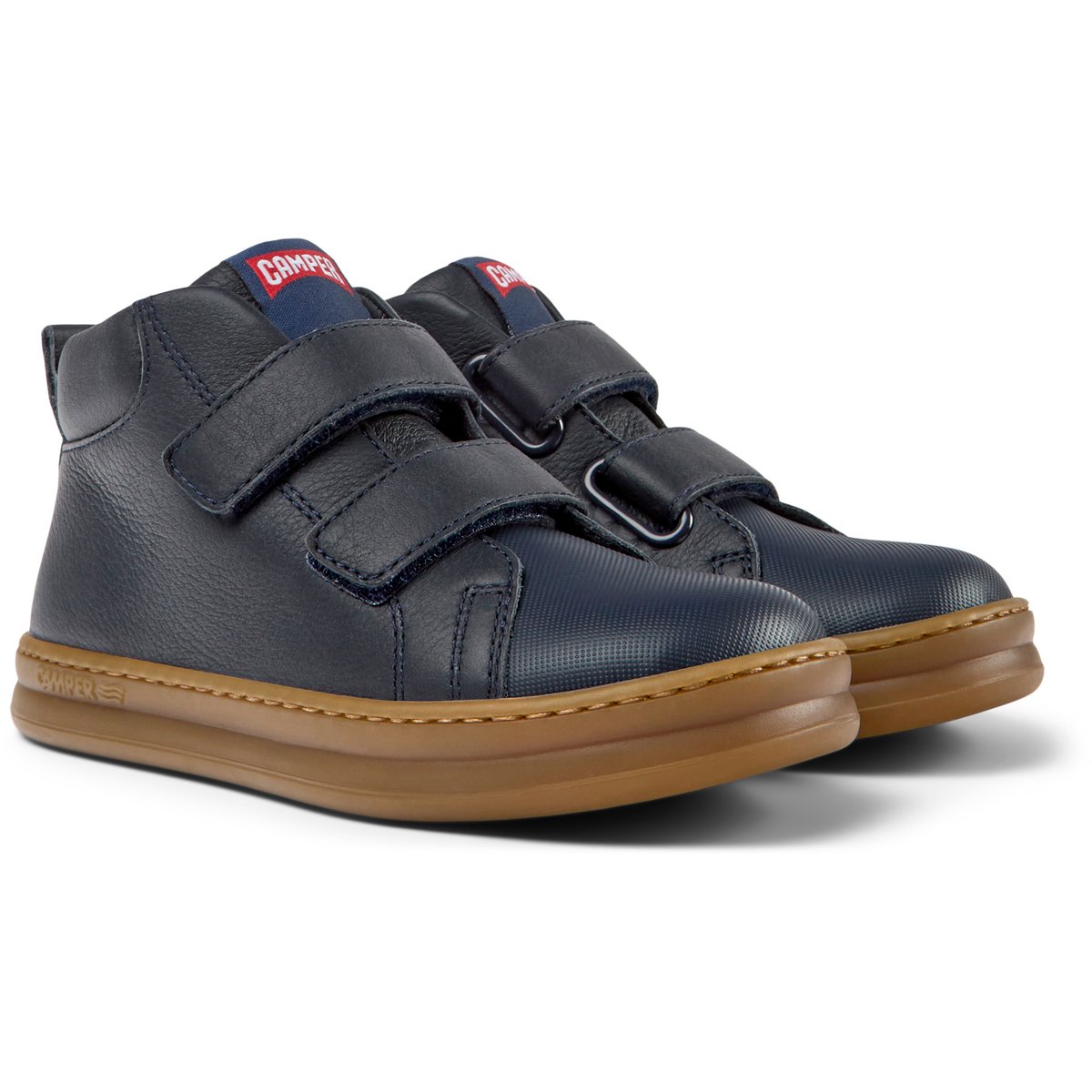 Baskets Runner Four cuir marine, CAMPER