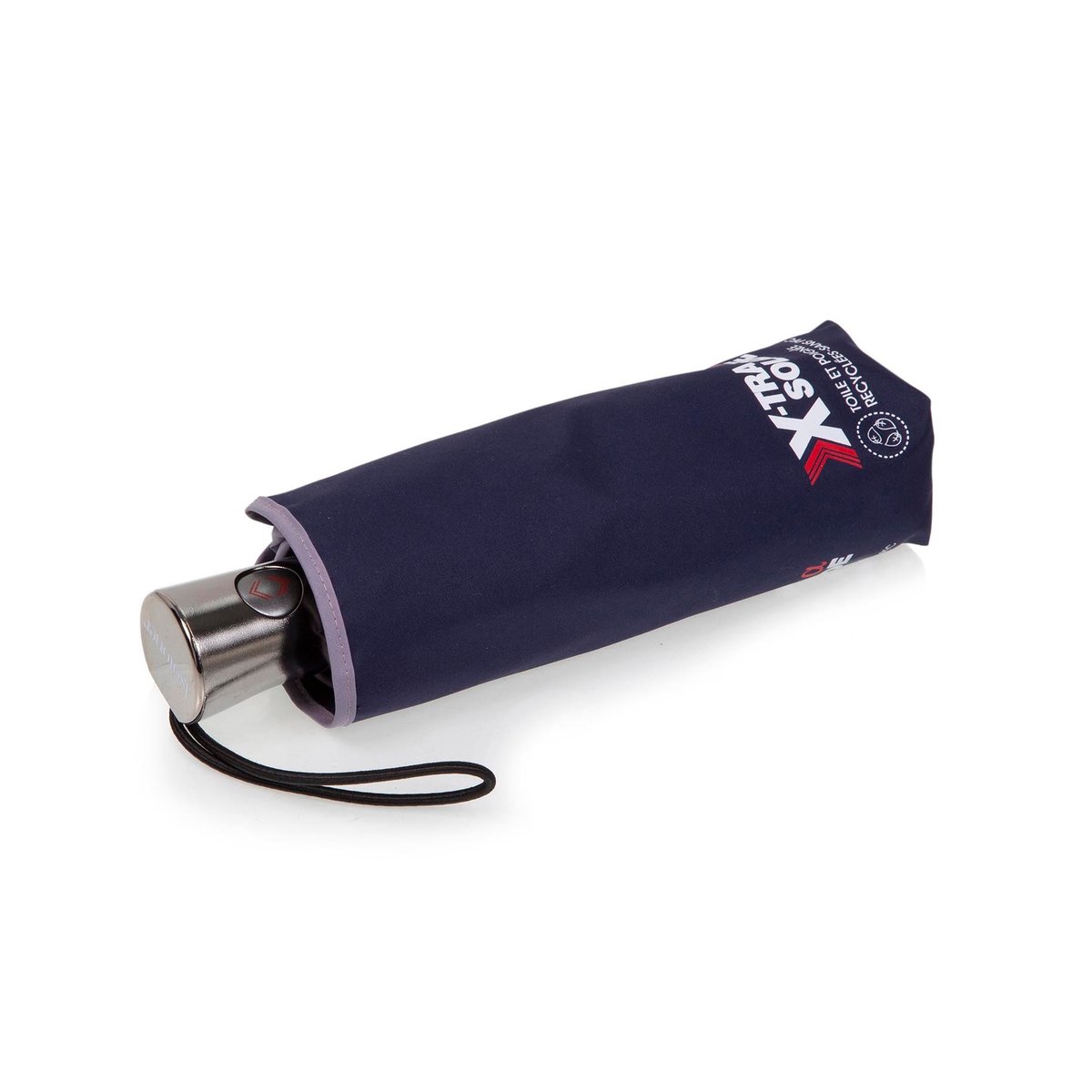 Parapluie bleu marine liseré foncé, ISOTONER