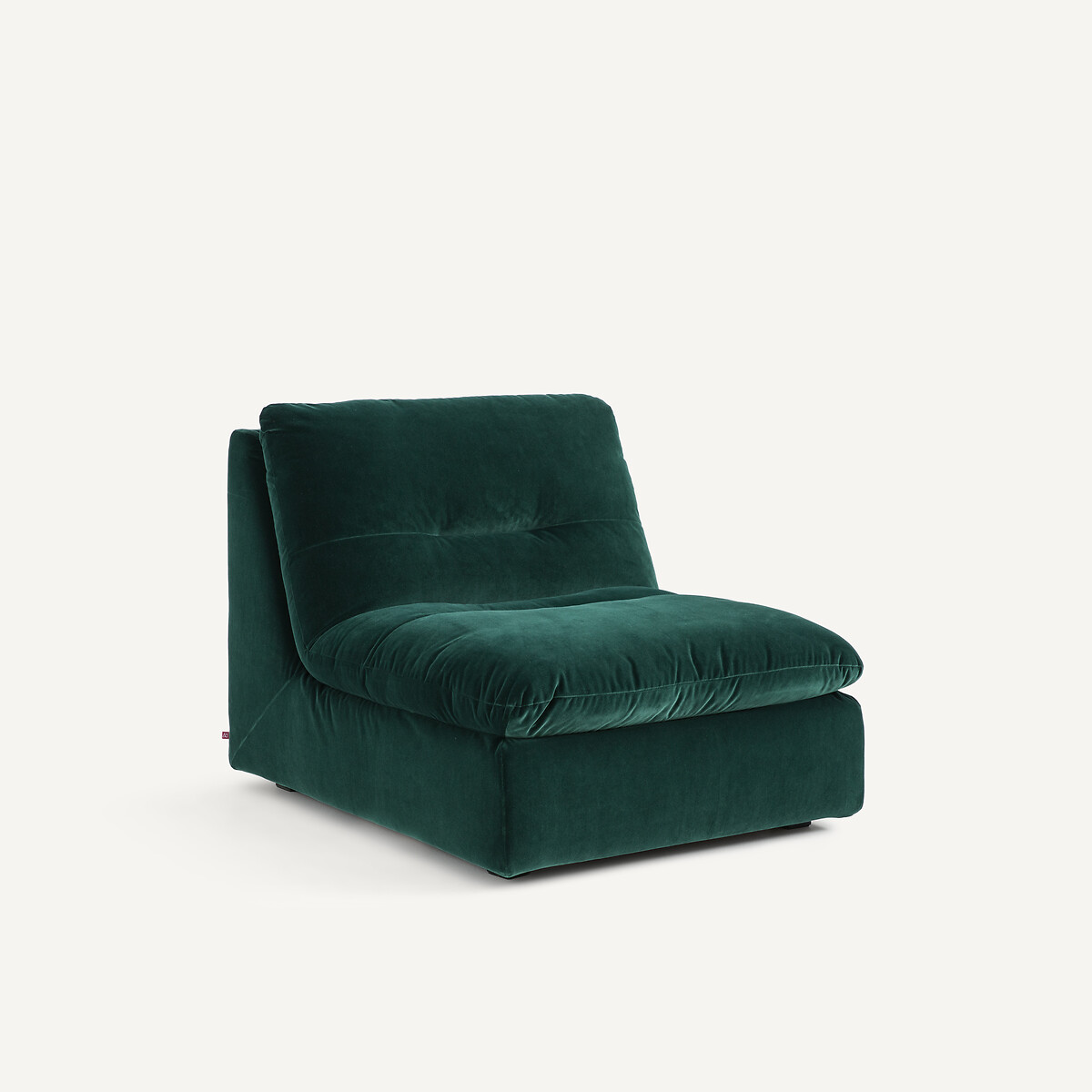 Chauffeuse modulable en velours, GIULIANO vert tsar, AM.PM
