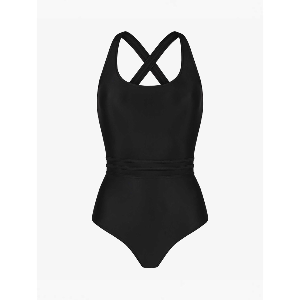 Maillot de bain 1P menstruel - Flux moyen bleu marine, SMOON