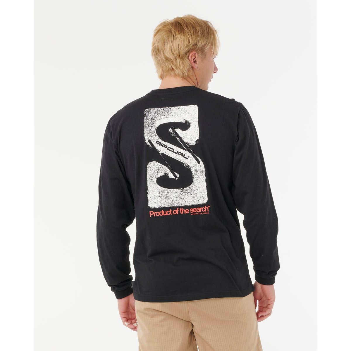 T-shirt à manches longues The SEARCH GEAR noir, RIP CURL