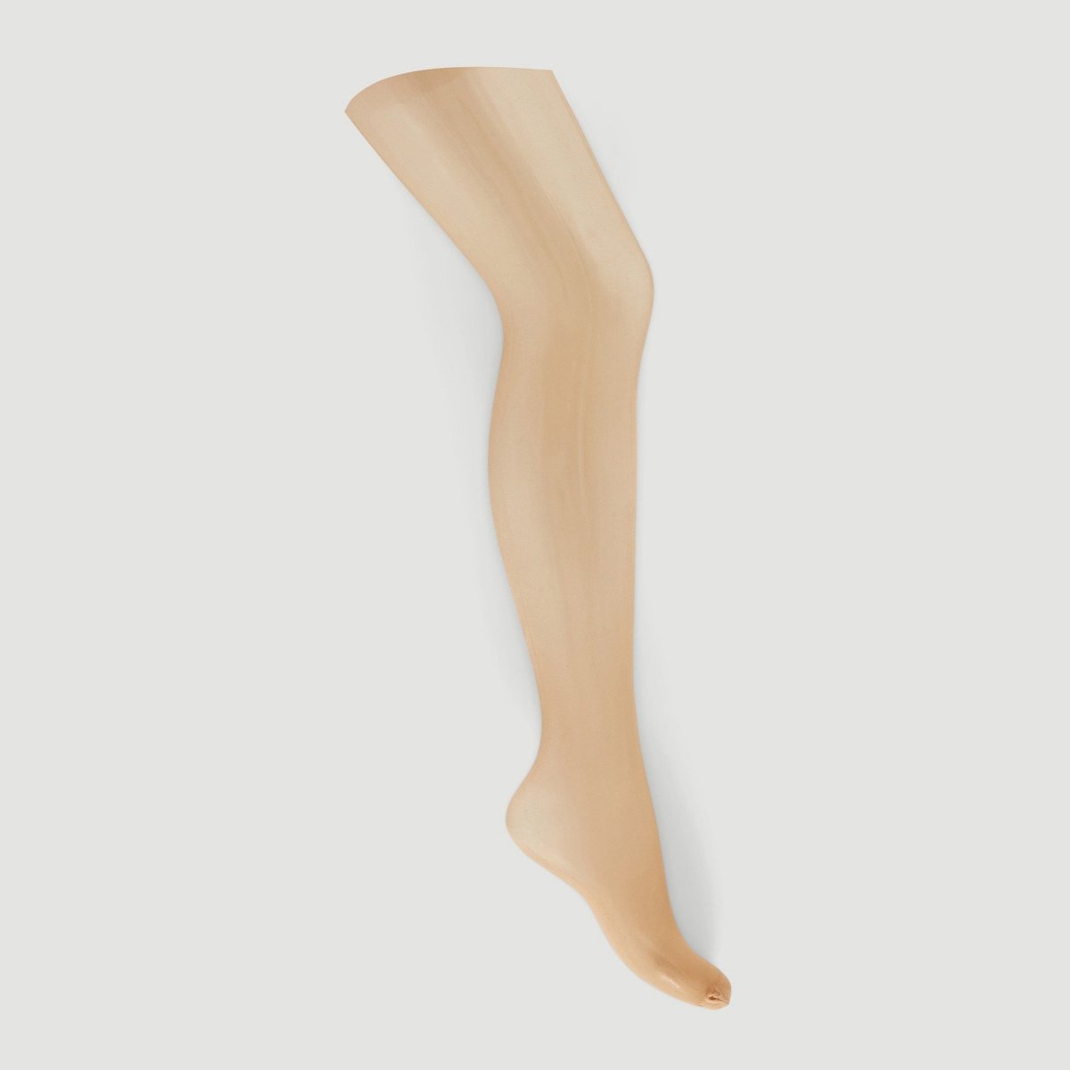 Collant voile santiné galbant, beige clair, noir, MONOPRIX