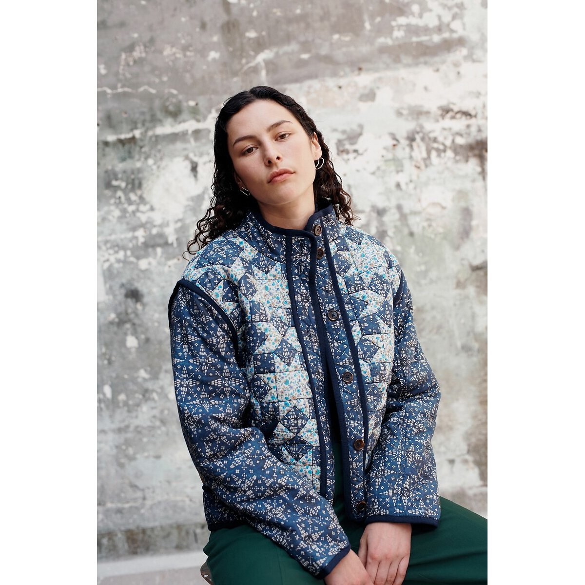 Omotayo Printed Patchwork Jacket 90004372, LOUISE MISHA