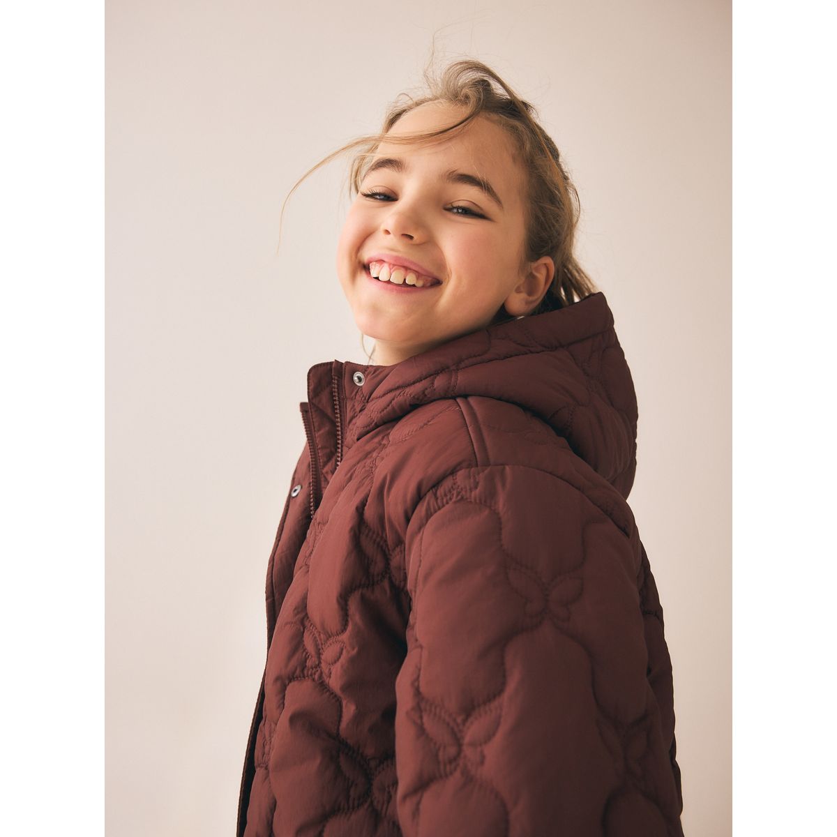 Veste matelassée imperméable prune, NEXT