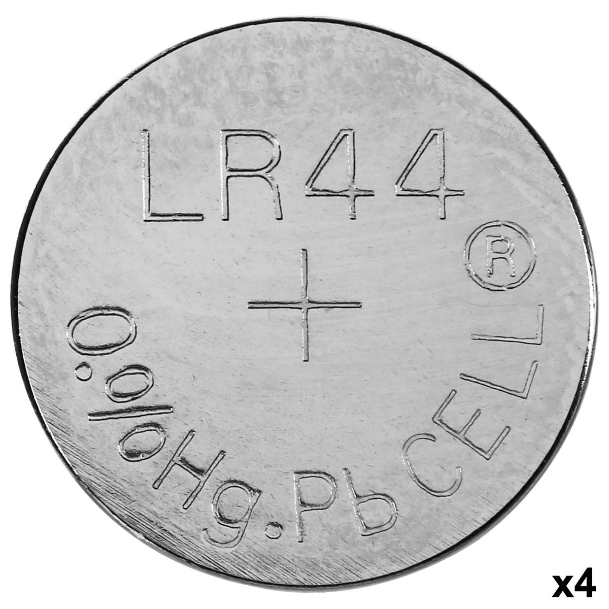 Lot de 4 piles bouton LR44 argent, 5FIVE SIMPLY SMART