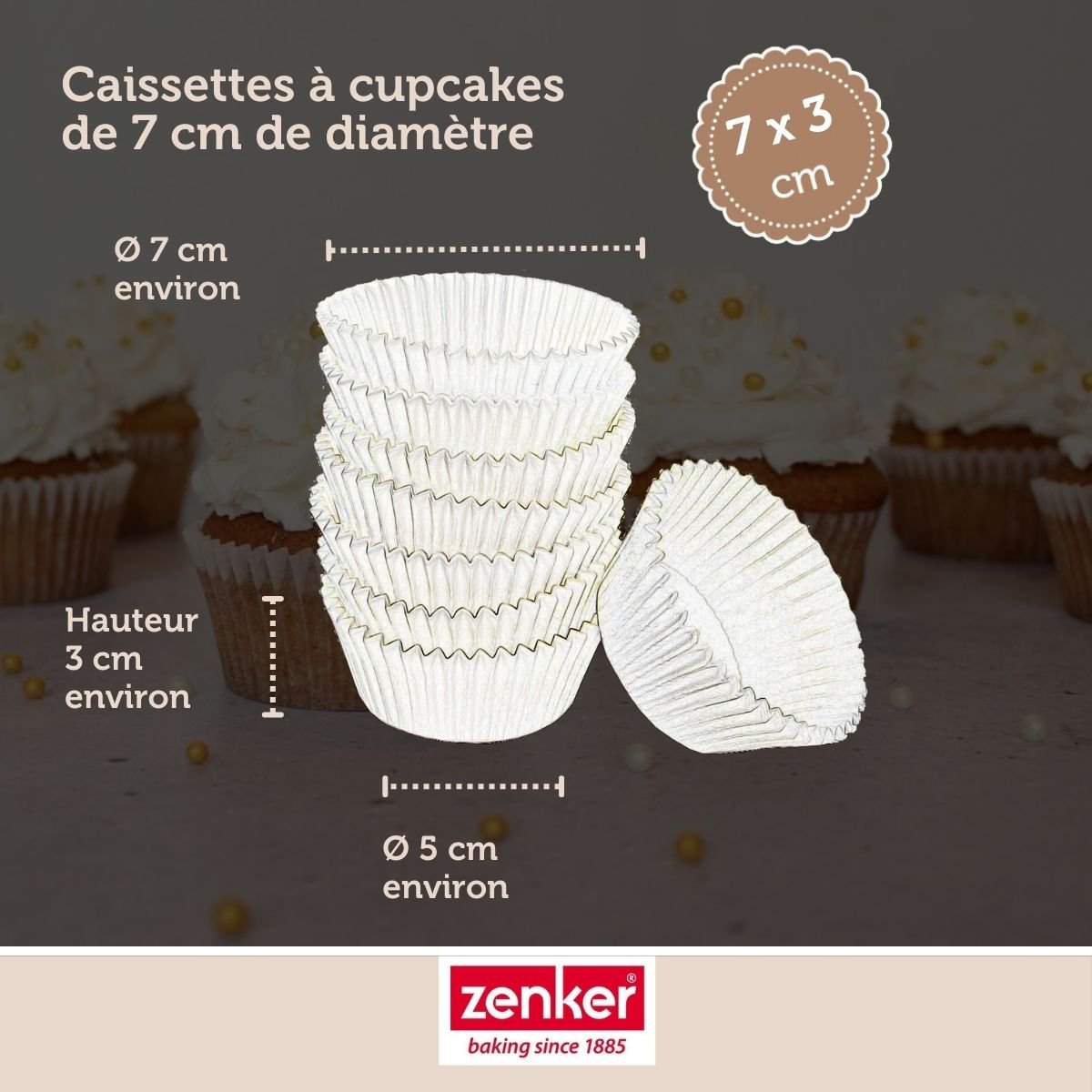 Set de 104 ustensiles de pâtisserie moules SMART PASTRY blanc, ZENKER