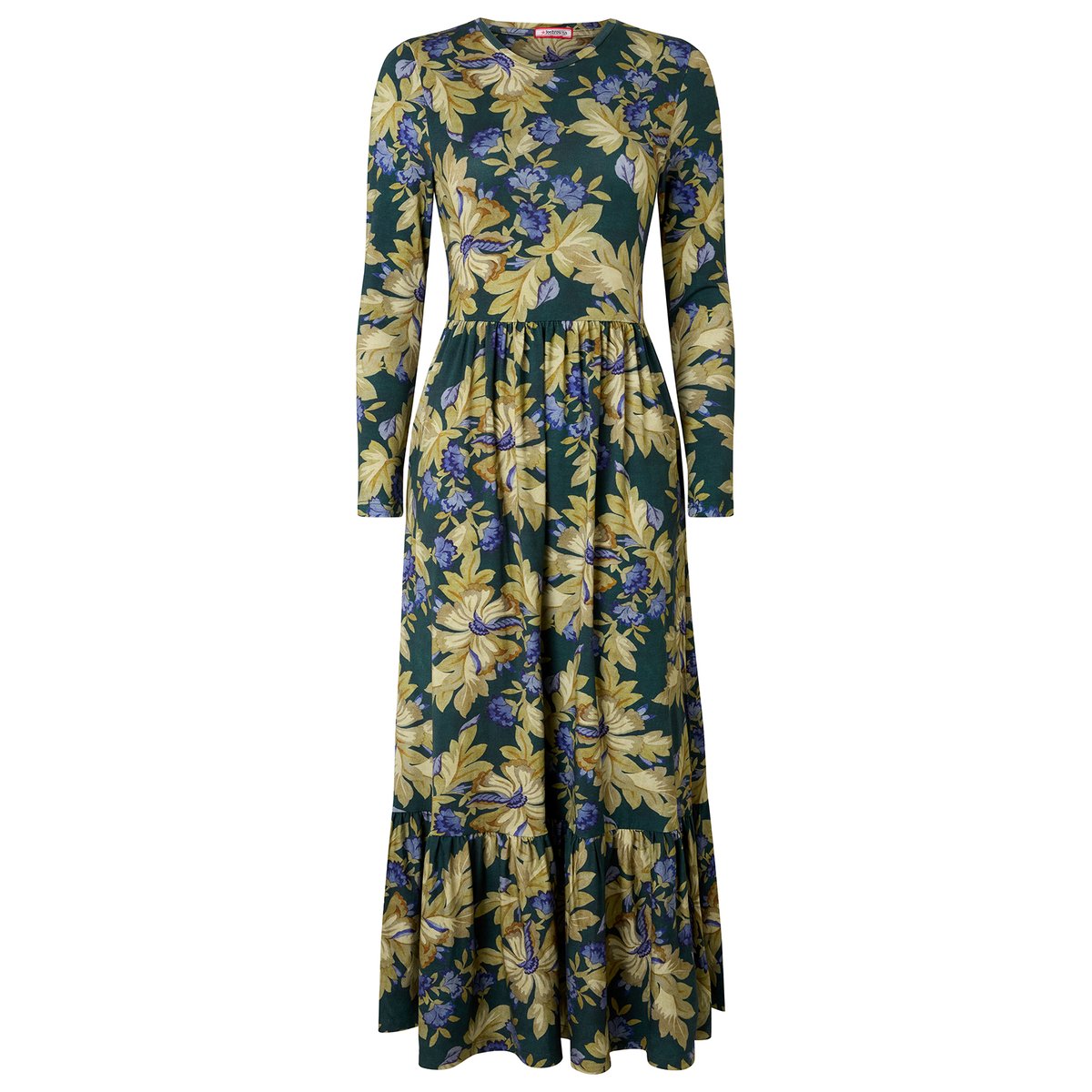 Robe Longue en Jersey à Manches Longues Orla vert, JOE BROWNS