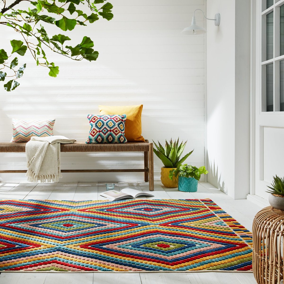 Tapis extérieur BAY DIAMOND multicolore, FLAIR RUGS