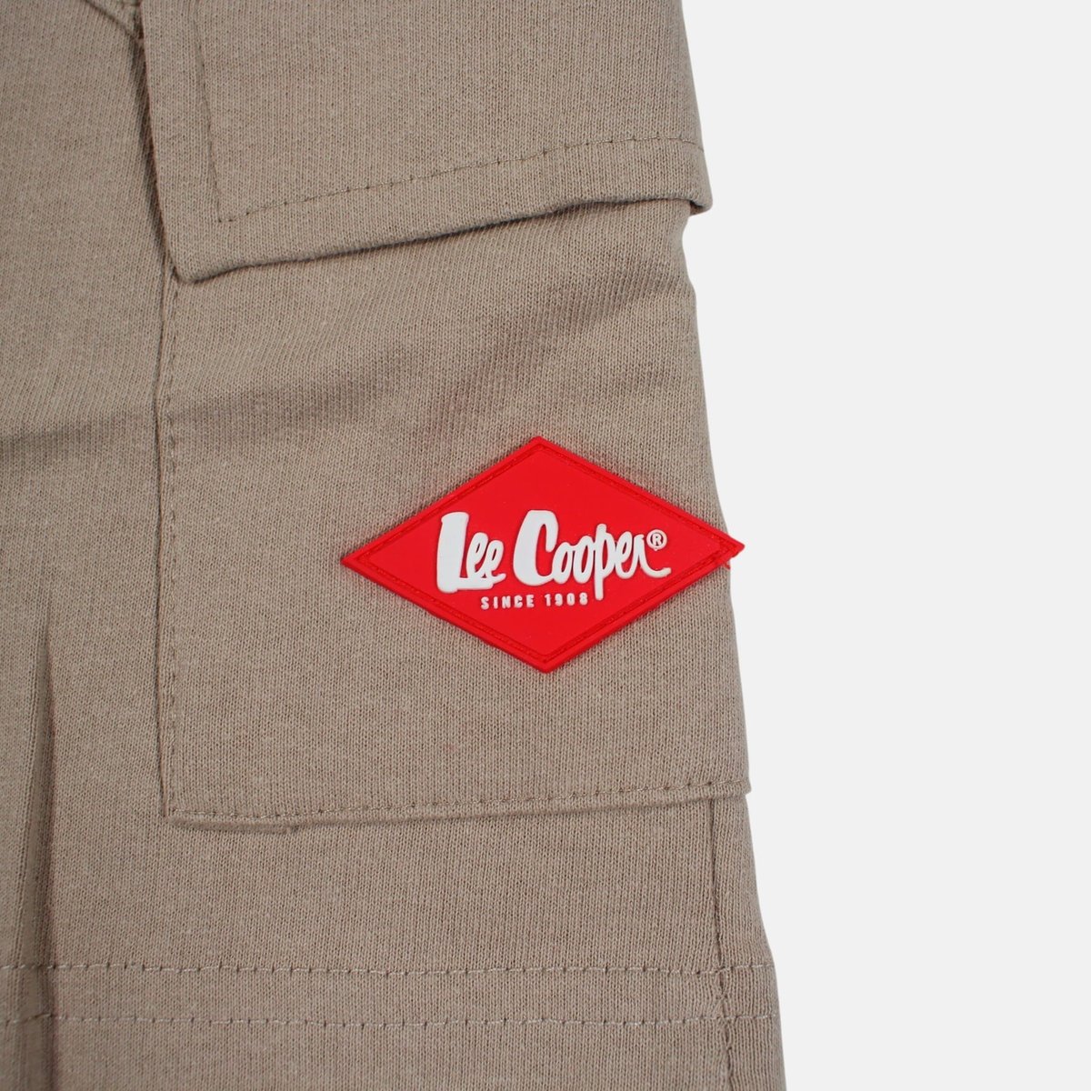 Bermuda cargo molletonné à cordon BARUDA beige, LEE COOPER