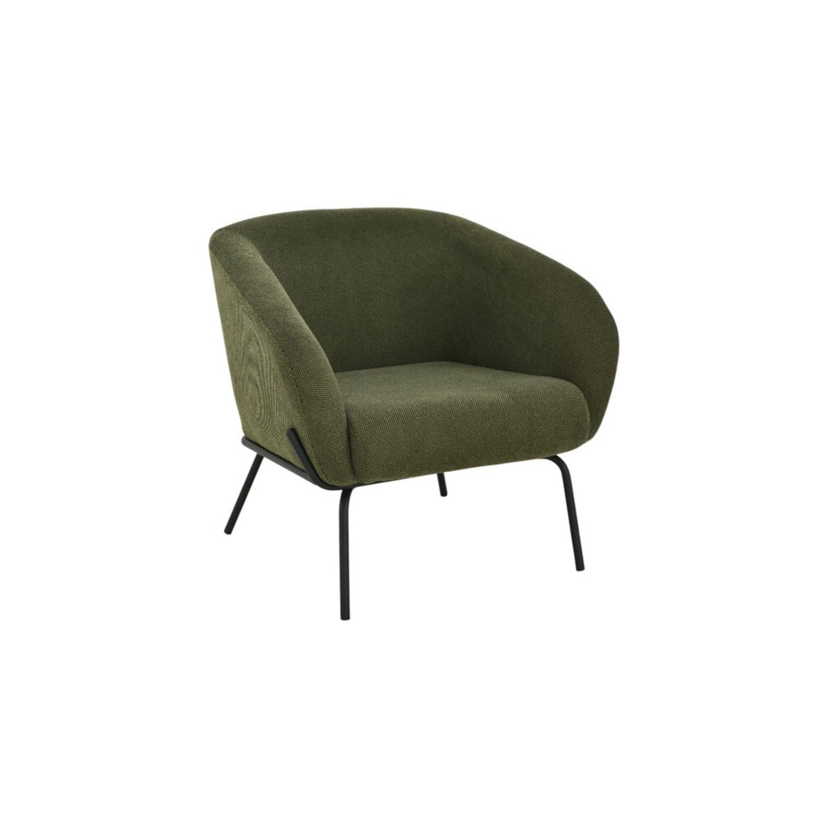 Fauteuil en tissu foncé Dany - DANY vert, AMADEUS