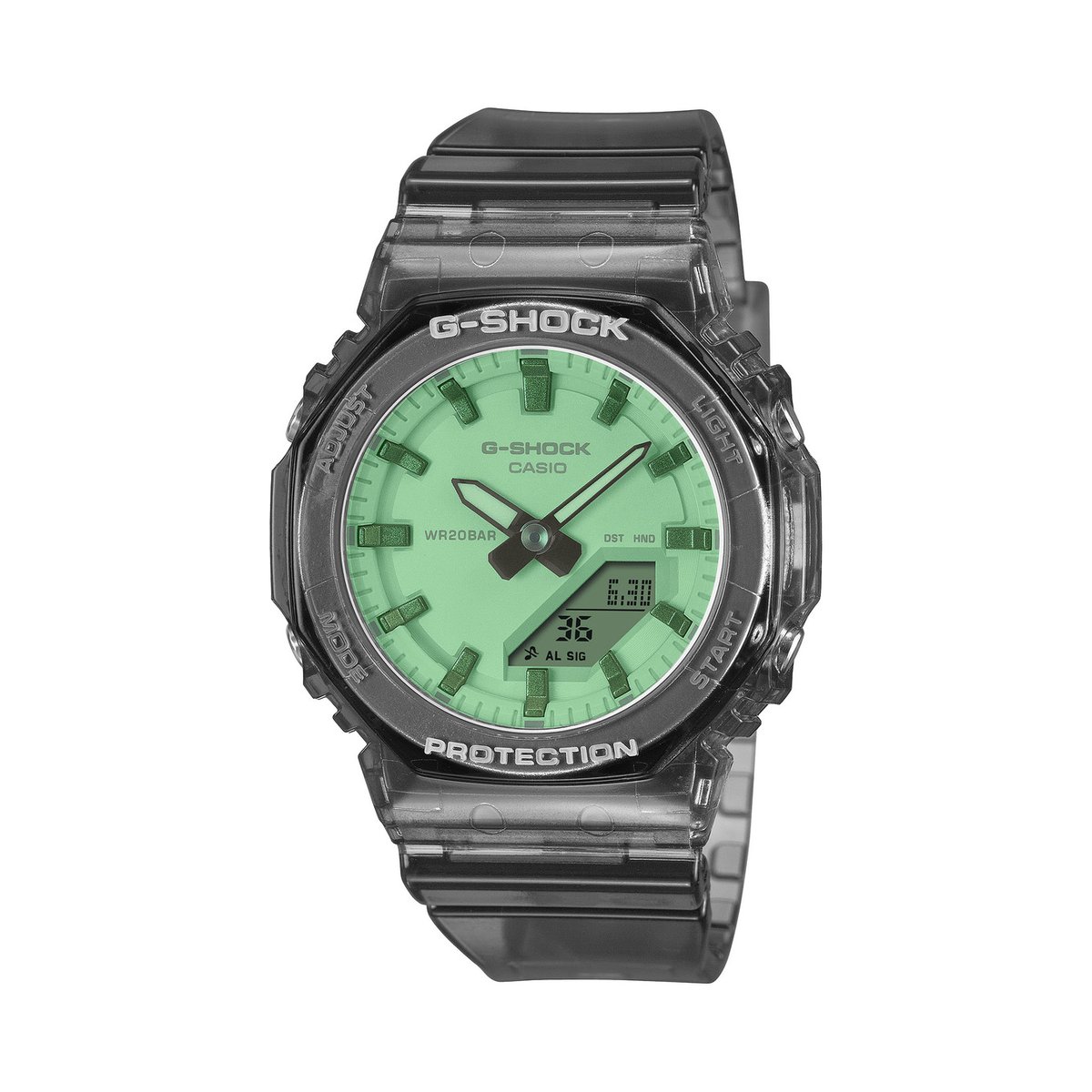 Montre Analogique Digital CASIO G-SHOCK gris vert menthe gris, G-SHOCK
