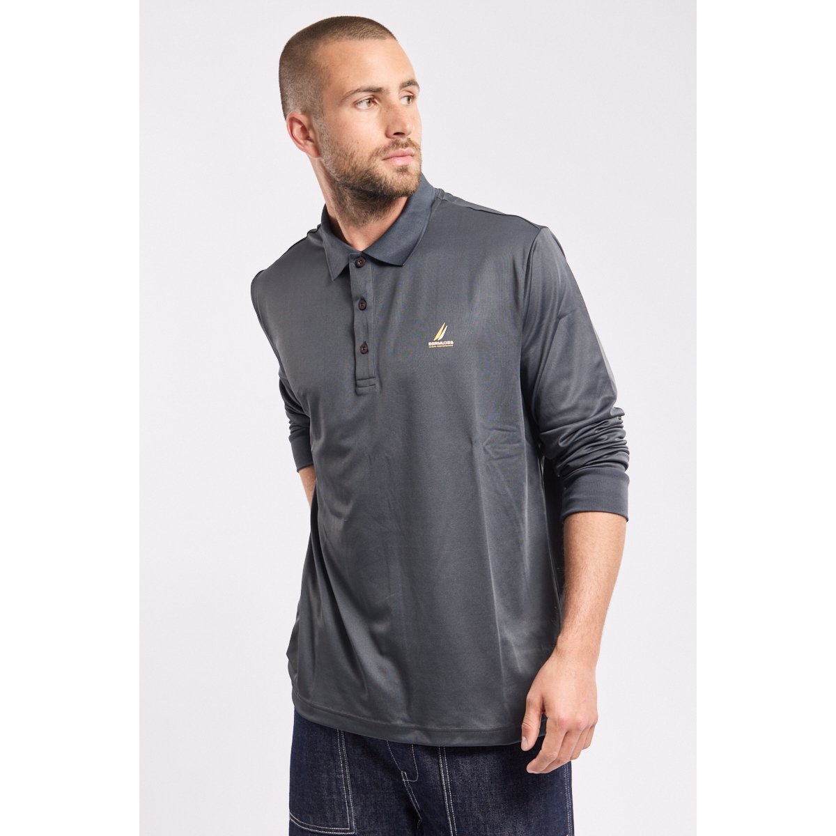 Polo quick dry GALTLO carbone, BERMUDES