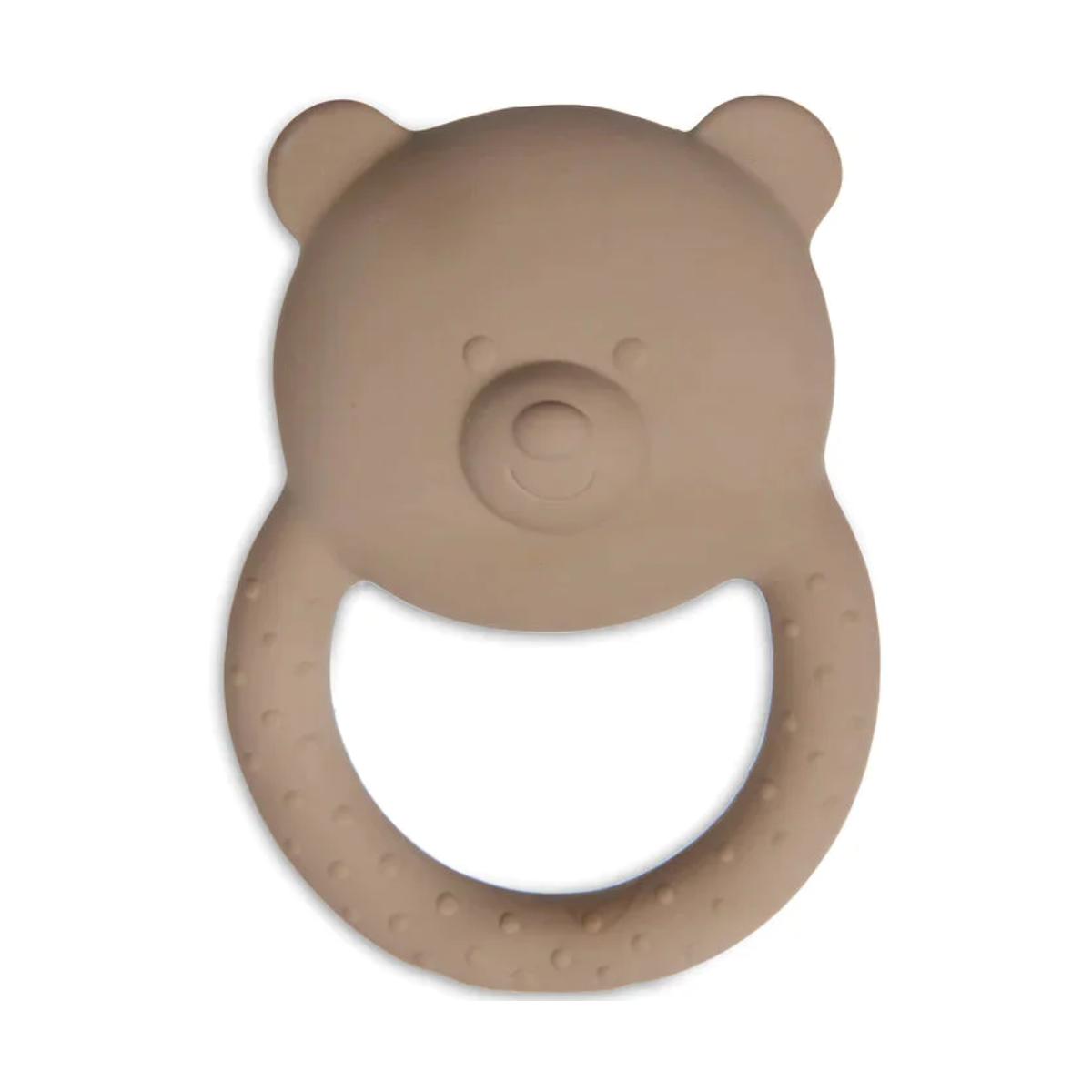 Anneau de dentition en caoutchouc beige, JOLLEIN